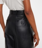 Altuzarra Dash leather barrel-leg pants