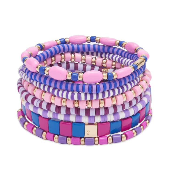Photo: Roxanne Assoulin Women's Colour Therapy Bracelets Set in Purple 