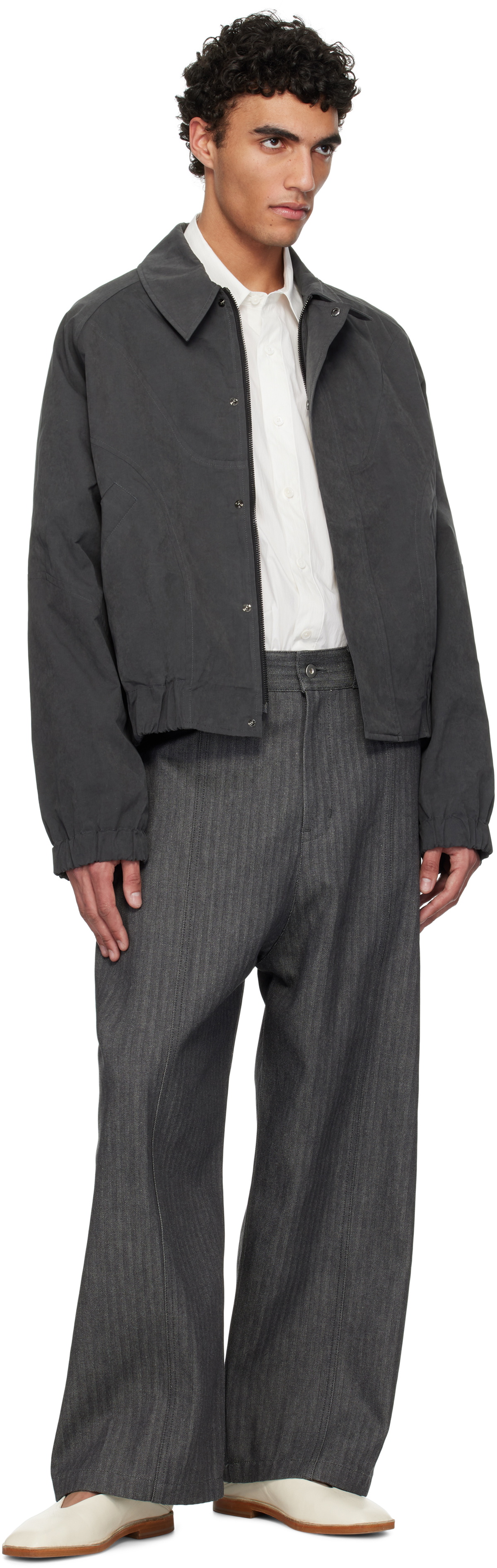 SAGE NATION Gray Welt Jeans SAGE NATION