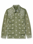 AMIRI - Printed Cotton-Canvas Jacket - Green