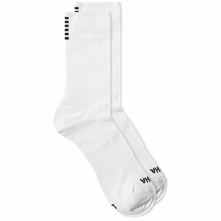 Photo: Rapha Men's Pro Team Regular Sock in White/Black
