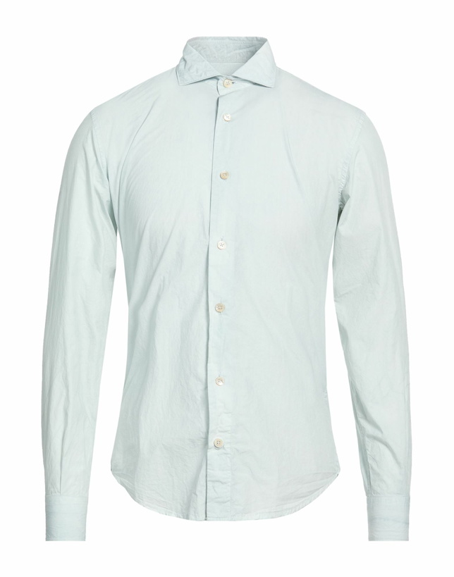 Photo: Eleventy Mens Shirt Sky in Blue