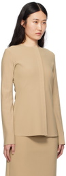 Birrot Taupe Lay2 Blouse