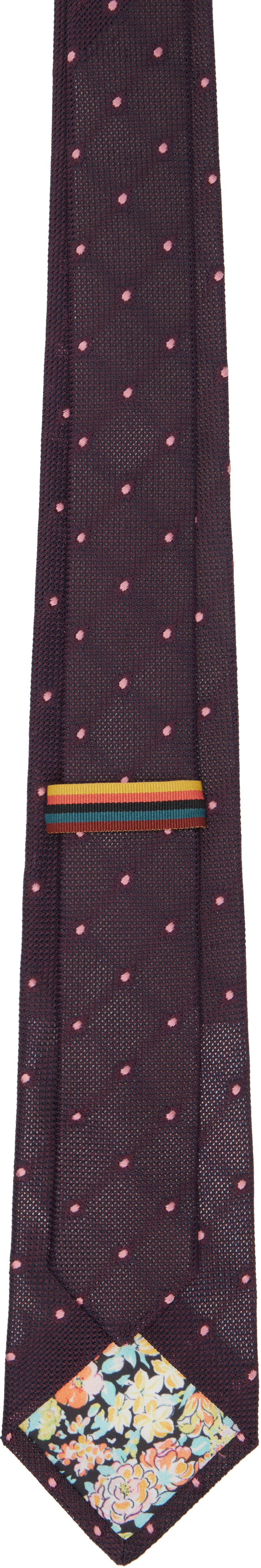 Paul Smith Burgundy Dots Tie