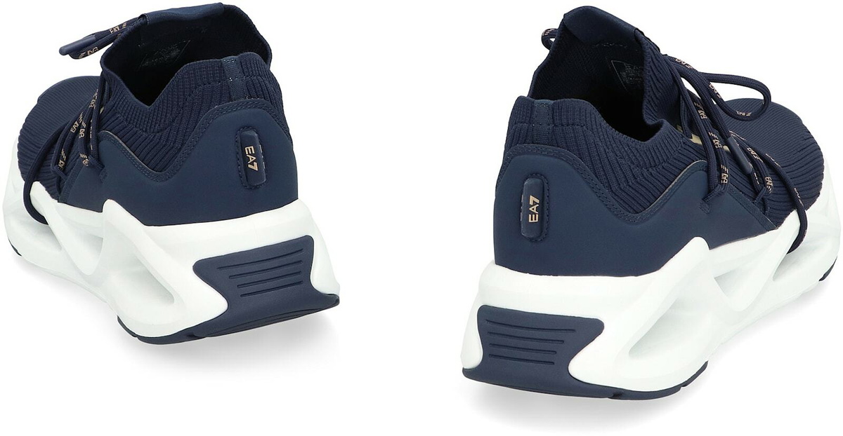 EA7 Knit Low-top Sneakers