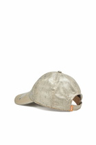Diesel Baseball cap in metallic denim - Caps Womens in Gold