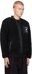PLACES+FACES Black 'P+F' Sherpa Jacket