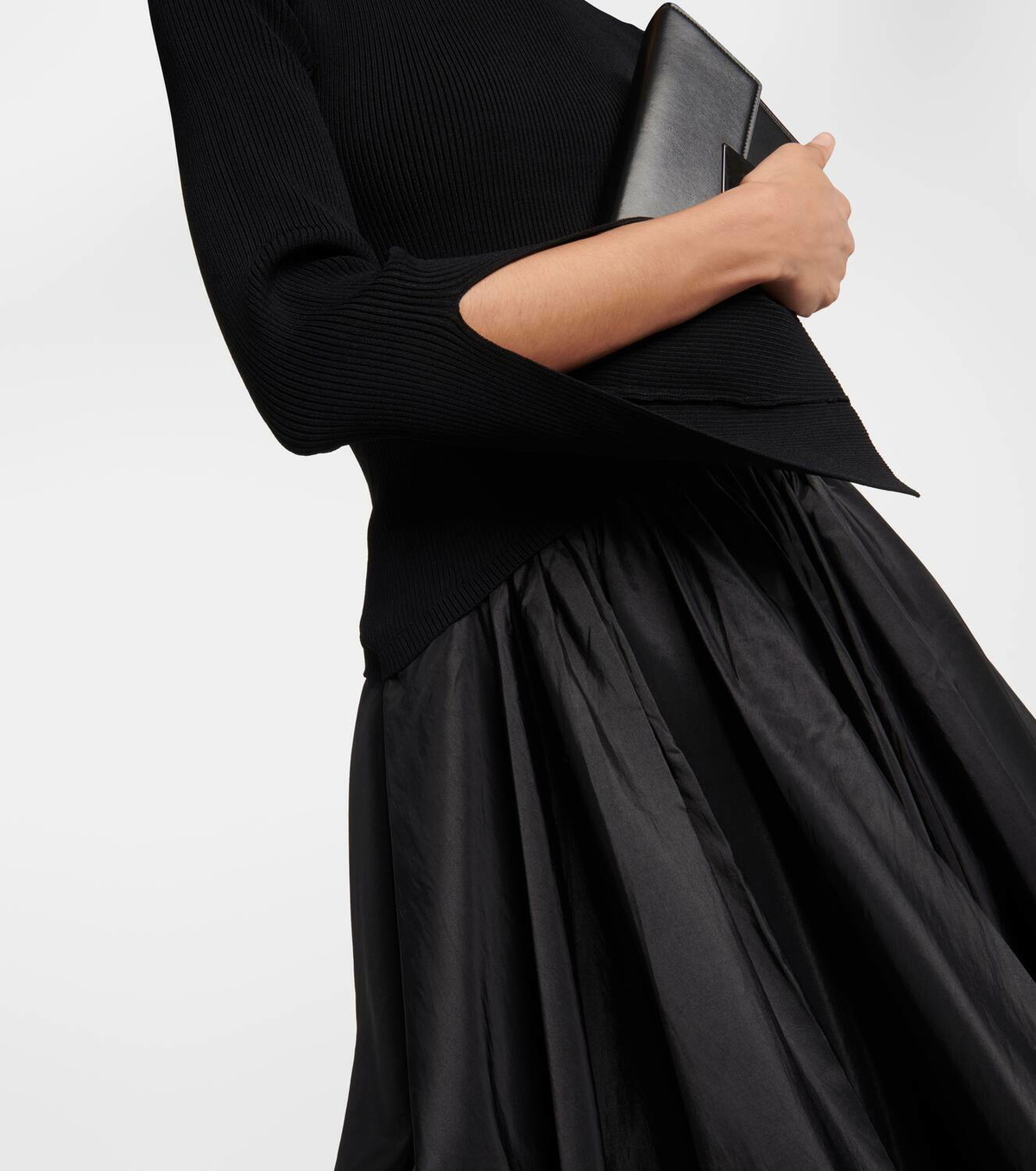 Simkhai Kenlie taffeta-trimmed midi dress Simkhai