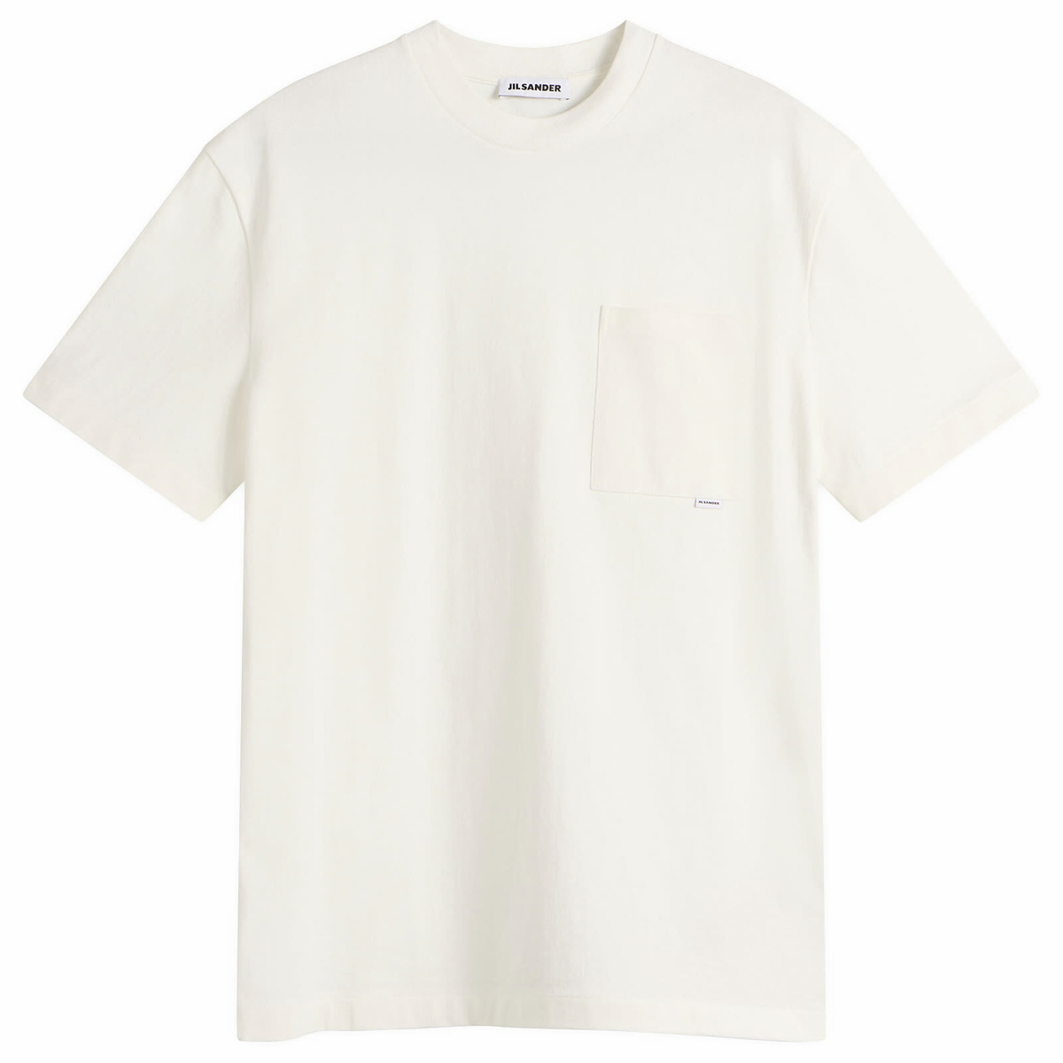 Jil Sander Men's JIL Logo T-Shirt in Optic White