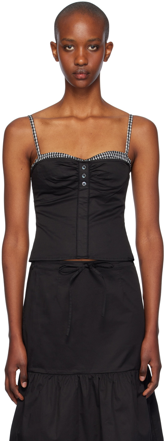Miaou Black Enzo Top