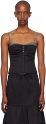 Miaou Black Enzo Top