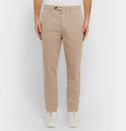 Brunello Cucinelli - Slim-Fit Cotton-Gabardine Trousers - Neutrals