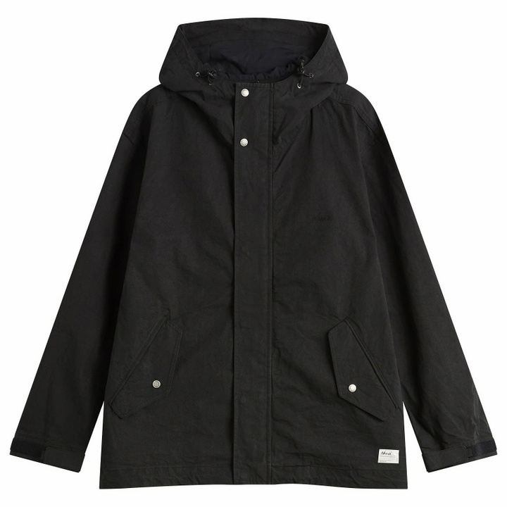 Photo: NANGA Men's Dry Cotton Field Short Parka Jacket in Black