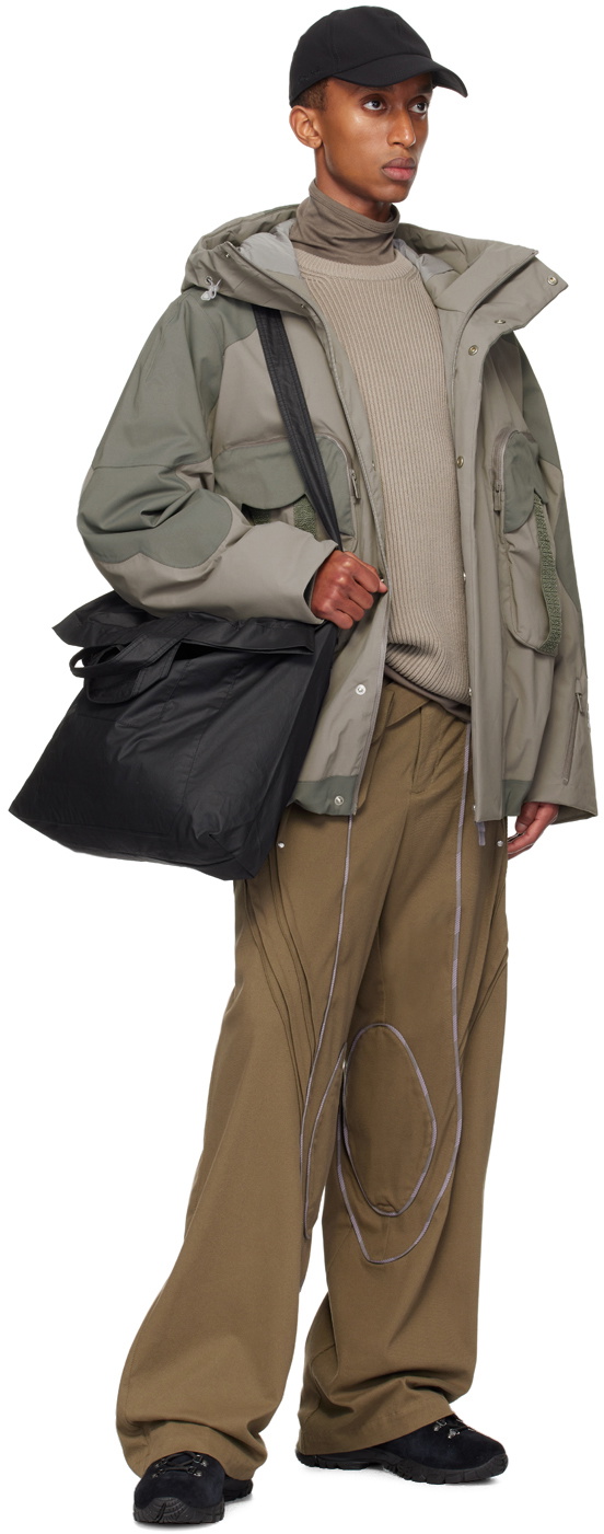 A. A. Spectrum Gray Dadao Padded Jacket