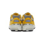 New Balance Yellow and Grey Made In US 992 Sneakers