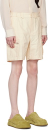 Jacquemus Off-White Le Papier 'Le Short Brasol' Shorts