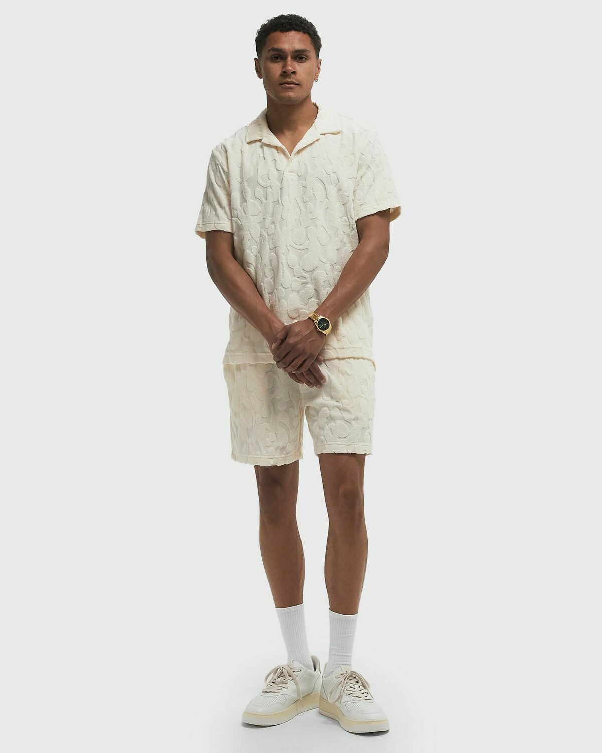 OAS Summit Terry Shorts Beige Mens Casual Short