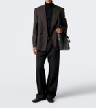 Gucci Web Trademark Medium leather briefcase