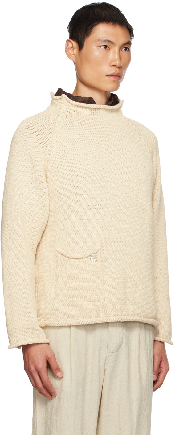 XENIA TELUNTS Beige Undyed Sweater