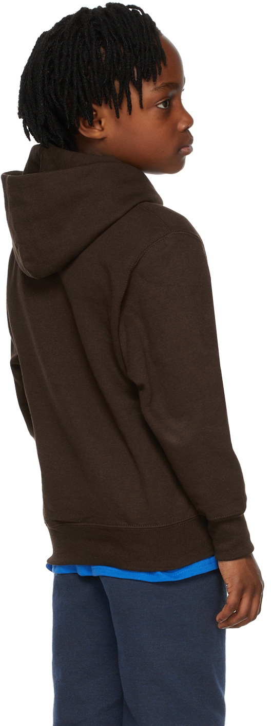 OOOF Kids Brown Smiley Hoodie