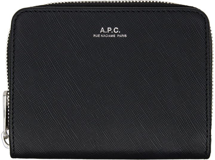 Photo: A.P.C. Black Emmanuelle Compact Wallet