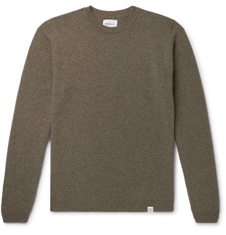 Photo: Norse Projects - Sigfred Wool Sweater - Green