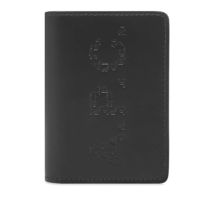 Photo: A.P.C. Stafan Embossed Logo Card Holder