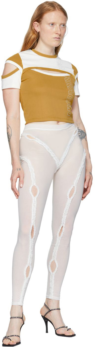 BARRAGÁN SSENSE Exclusive White Xochi Leggings