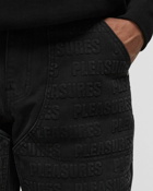 Pleasures Impact Double Knee Pants Black - Mens - Cargo Pants