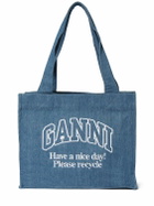 GANNI - Large Easy Denim Tote Bag
