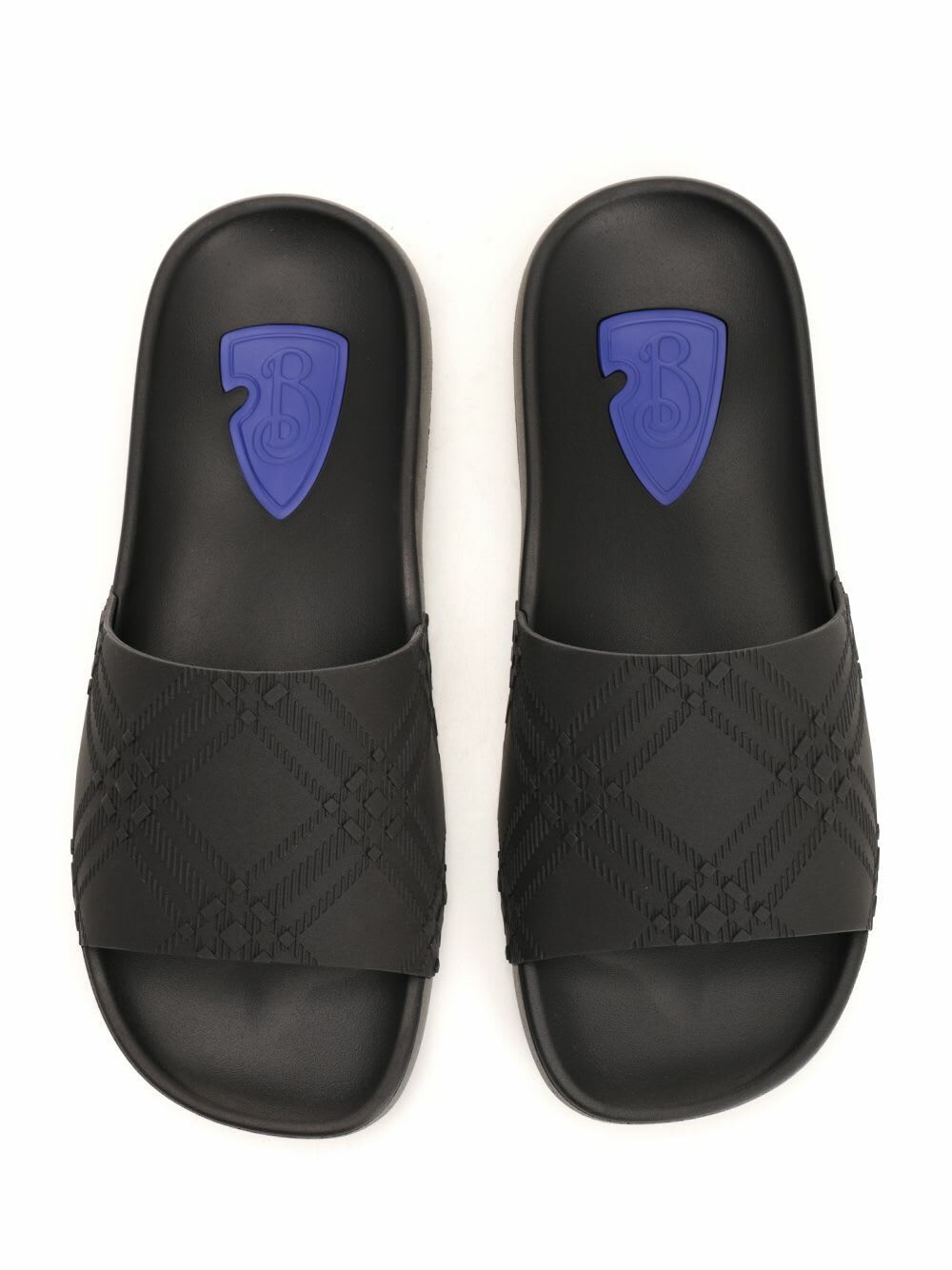 Burberry Checked Slip-on Slides Burberry