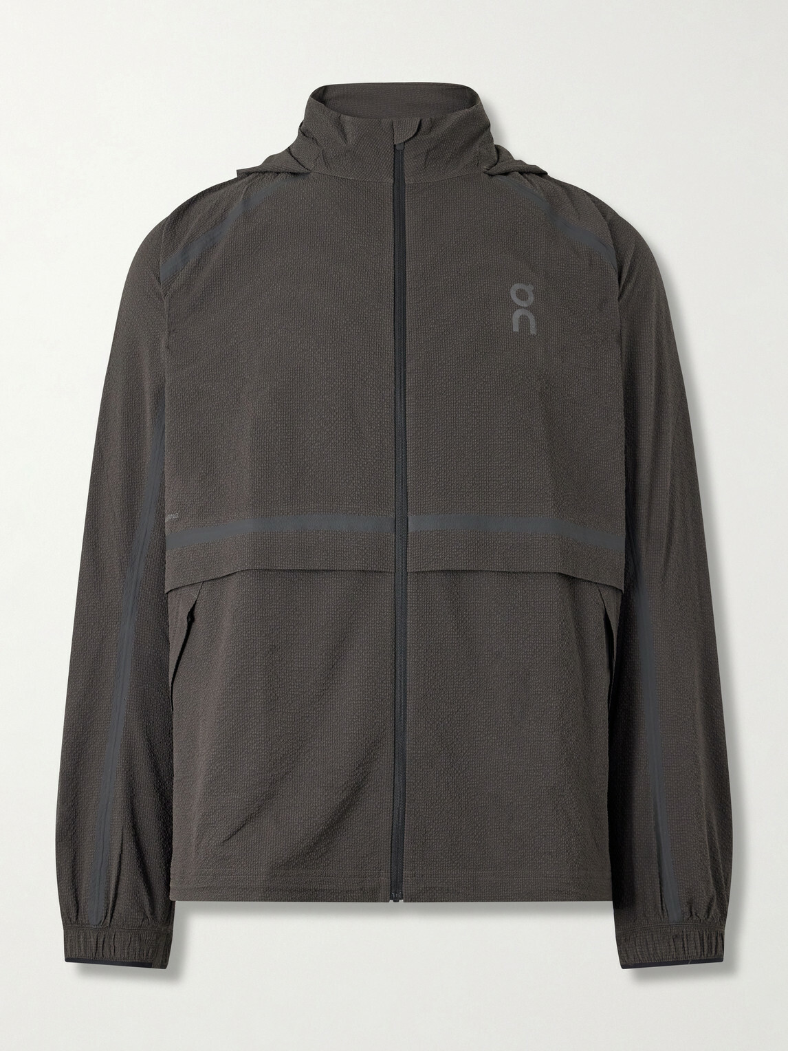 On - Performance Volt Jacquard-Woven Running Jacket - Brown