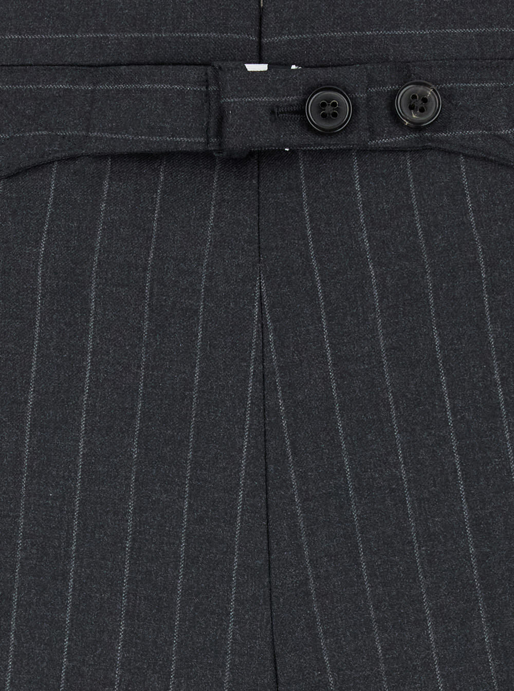 Thom Browne Grey Pinstripe Pants With Concealed Closure In Wool Man — free download