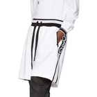 Dolce and Gabbana White and Black Logo Band Lounge Pants