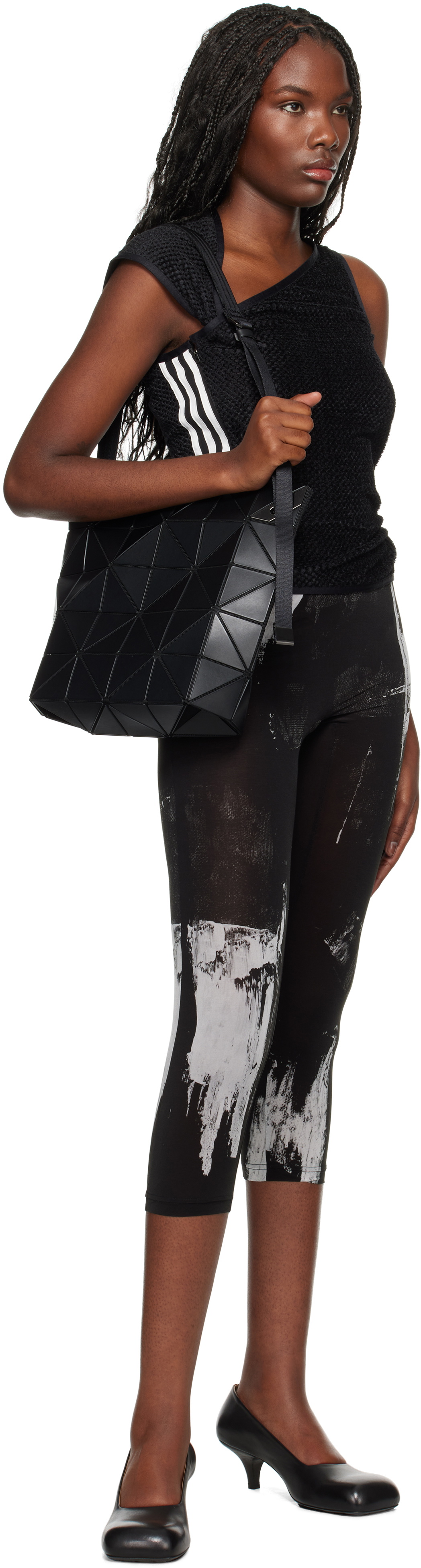 BAO BAO ISSEY MIYAKE Black Blocky Shoulder Bag Bao Bao Issey Miyake