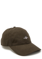Gant Shield Logo-embroidered Cotton-twill cap - Brown - One Size