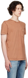 Diesel Brown Cotton T-Shirt