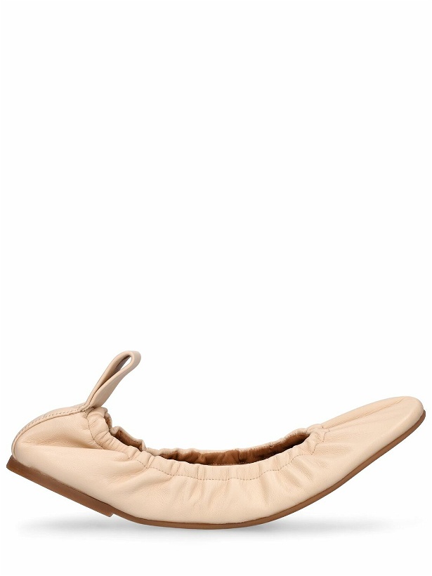 Photo: ATP ATELIER - 10mm Teano Leather Ballerina Flats