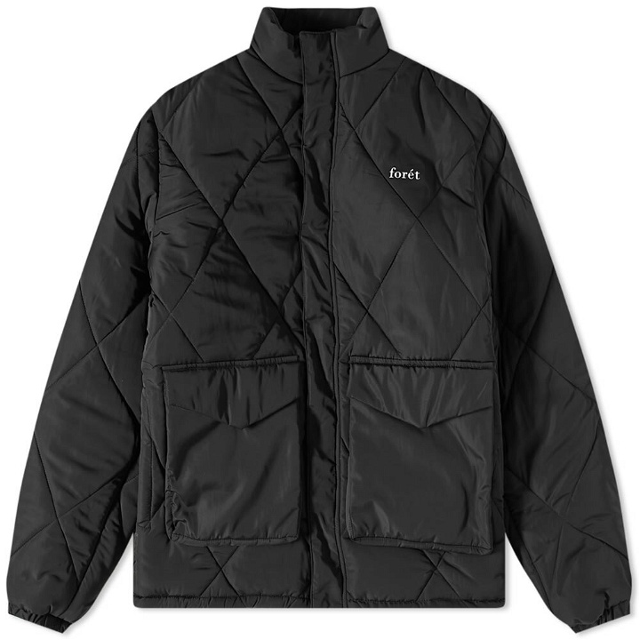 Photo: Foret Men's Pampa Puffer Jacket in Black