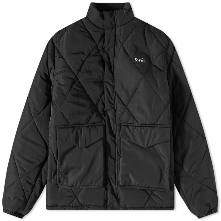 Photo: Foret Men's Pampa Puffer Jacket in Black