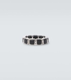 Tom Wood Cushion sterling silver ring with onyx
