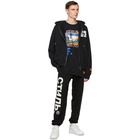 Heron Preston Black Herons Halo Zip-Up Hoodie