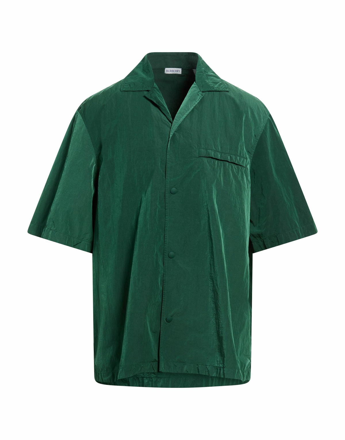 Burberry Mens Shirt Dark in Green