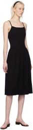 Gil Rodriguez Black LaPointe Midi Dress