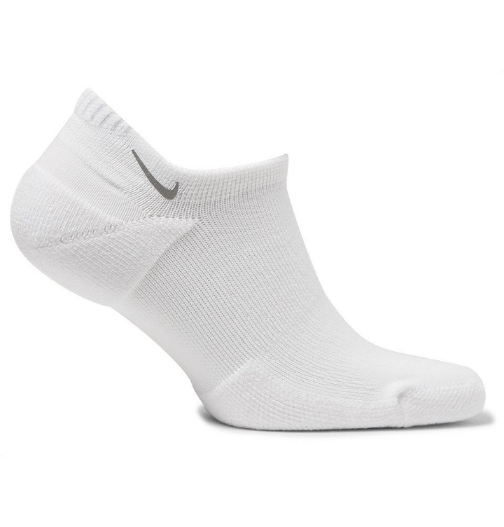 Photo: Nike Running - Spark Dri-FIT No-Show Socks - Men - White