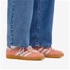 Adidas Gazelle Indoor Sneakers in Wonder Clay/Clear Pink/Gum