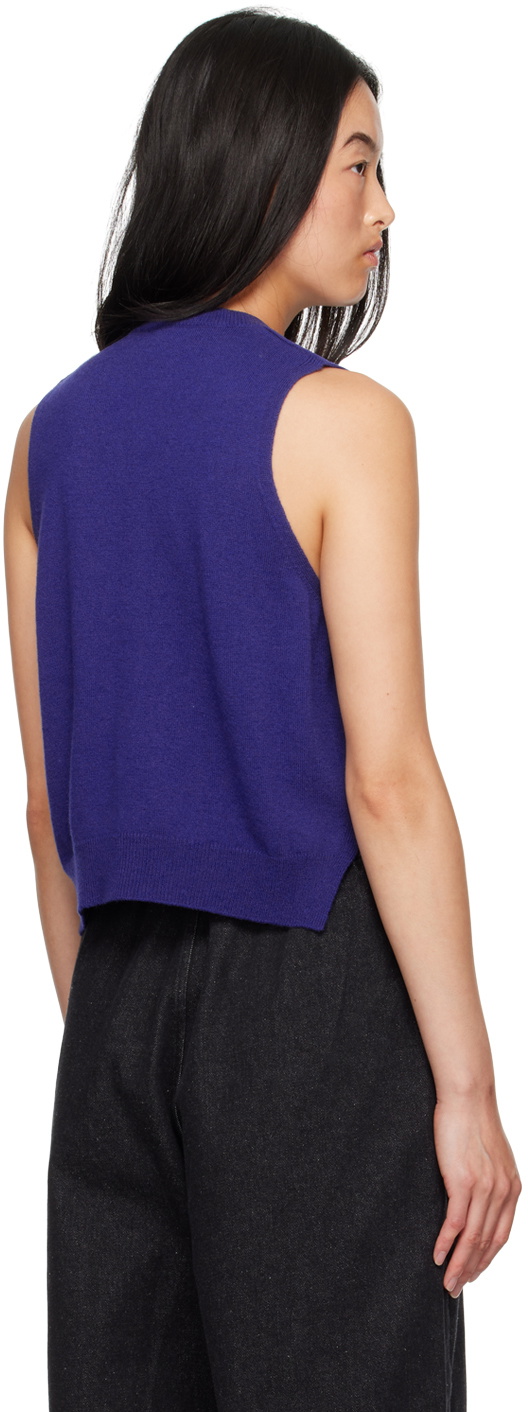 Cordera Blue Merino Wool Vest