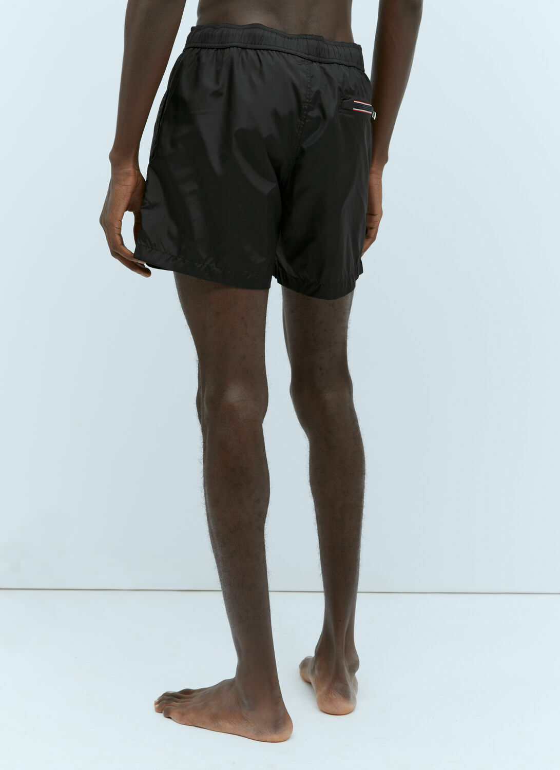 Moncler Logo Patch Swim Shorts