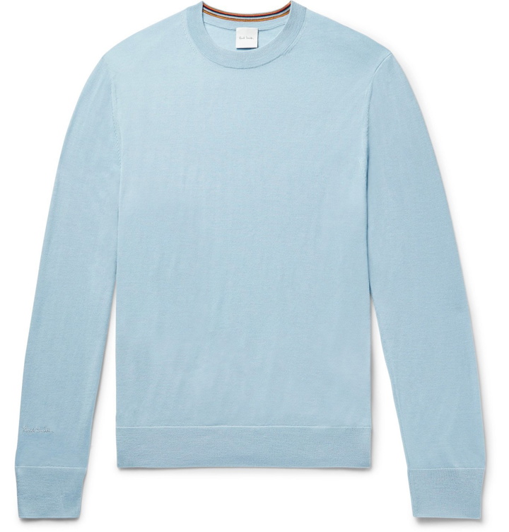 Photo: Paul Smith - Merino Wool Sweater - Blue