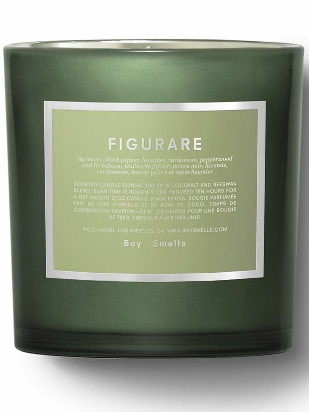 Photo: Boy Smells Green Figurare Candle